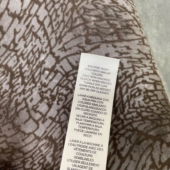 Chico’s Blazer Jacket Size XL Geometric abstract Print Open Front Knit Career - Picture 5 of 12